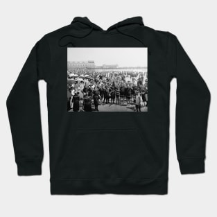 Atlantic City Beach, 1910. Vintage Photo Hoodie